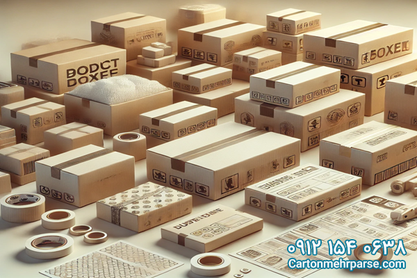 کارتن برای بسته بندی محصولات