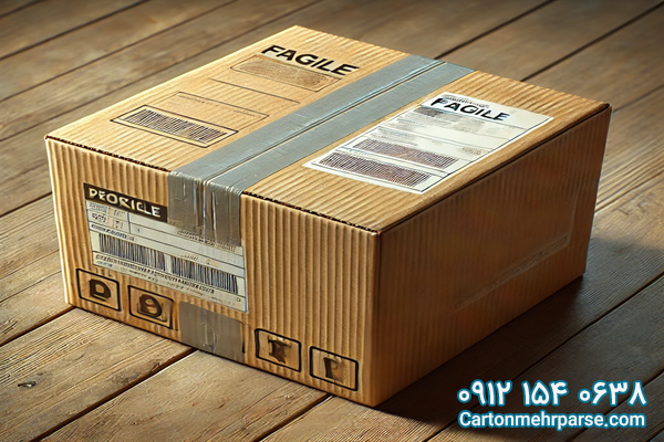کارتن مقوایی برای ارسال پستی